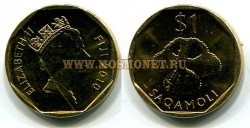 Монета 1 доллар 2010год Фиджи.