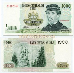 Банкнота 1000 песо 2008 года Чили