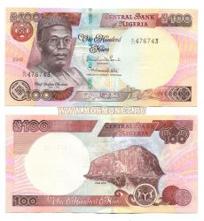 Банкнота 100 найра 2010 год Нигерия