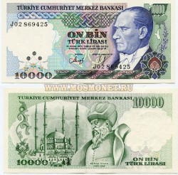 Банкнота 100 лир 1970 года Турция