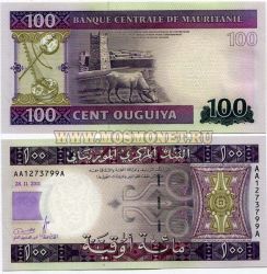 Банкнота 100 угей 2011 года Мавритания