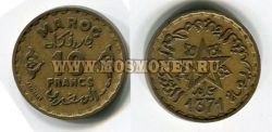 Монета 10 франков 1952 год Марокко