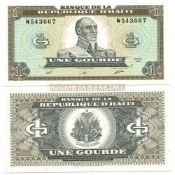 Банкнота (бона) 1 гурд Гаити