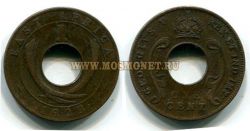 Монета 1 цент 1923 год Восточная Африка