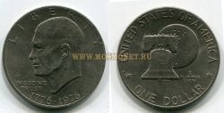 Монета 1 доллар 1976 года. США