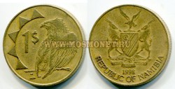 Монета 1 доллар 1998 год Намибия.