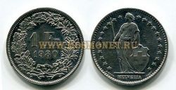 Монета 1 франк 1980 года Швейцария