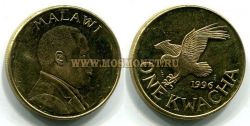 Монета 1 квача 1996 год Малави