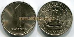 Монета 1 кванза 1975 год Ангола