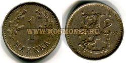 Монета 1 марка 1922 года. Финляндия.
