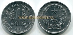 Монета 1 донг 1976 года. Вьетнам