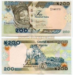 Банкнота 200 найр 2010 год Нигерия
