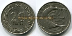 Монета 20 центов 1976 год Сингапур