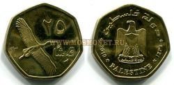 Монета 25 гирш 2010 год Палестина