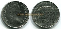 Монета 25 пенсов 1981 год Англия