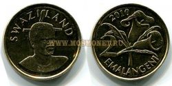 Монета 2 лилангени 2010 год Свазиленд.