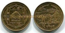 Монета 2 рупии 2006 год Непал