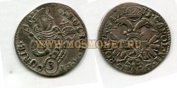 Монета серебряная 3 крейцера 1733 год Кур Швейцария