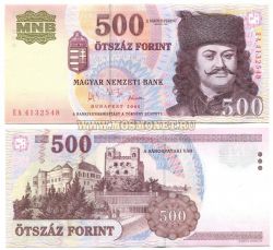 Банкнота 500 форинтов 2006 года Венгрия