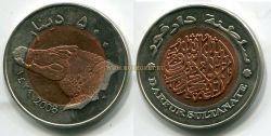 Монета 500 динаров 2008 года. Судан(Султанат Дарфур)