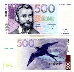 Банкнота 500 крон 2000 года Эстония