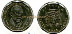 Монета 50 центов 1975 года.Остров Ямайка,Британское Содружество