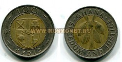 Монета 100 седис 1999 года Гана