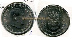 Монета 5 крон 1967 года. Дания