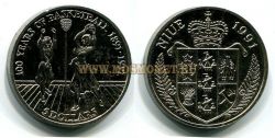 Монета 5 долларов 1991 года Ниуэ