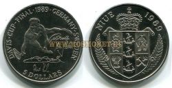 Монета 5 долларов 1989 года Ниуэ