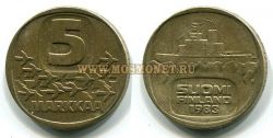 Монета 5 марок 1983 год Финляндия