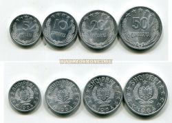 Набор из 4-х монет 1964 года.Албания