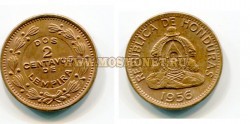 Монета 2 сентаво 1956 год Гондурас