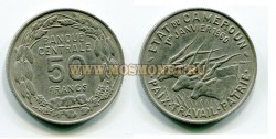 Монета 50 франков 1960 год Камерун.