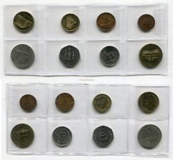 Набор из 8-ми монет 1997-2000 года. Объединенные Арабские Эмираты (ОАЭ)
