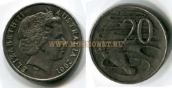 Монета 20 центов 2001 года Австралия