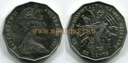 Монета 50 центов 1982 год Австралия