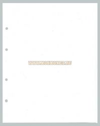 Разделительный лист формата Optima (белый, Россия)