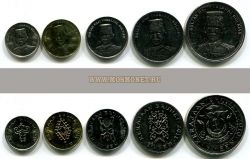 Набор из 5-ти монет 2008-2011 гг. Бруней