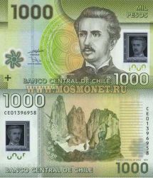 Банкнота 1000 песо 2010 года Чили