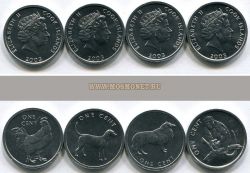 Набор из 4-х монет 2003 года Острова Кука