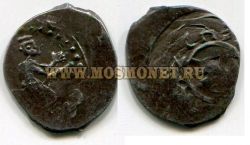 Монета серебряная Денга (XIV век). Суздальско-Нижегородское Великое княжество.
