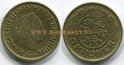 Монета 20 крон 1990 год Дания