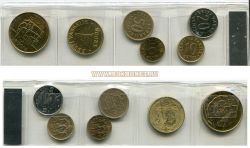Набор из 6-ти монет 1992-2000 года. Эстония
