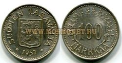 100 марок 1957 год Финляндия