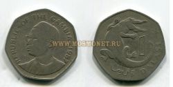 Монета 1 даласи 1987 Гамбия