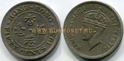 Монета 50 центов 1951 года. Гонконг