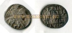 Монета серебряная копейка Иван IV Грозный