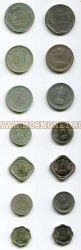 Набор из 7-ми монет 1960-1985 гг. Индия