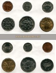 Набор из 6-и монет 1989-2011 гг. Малайзия